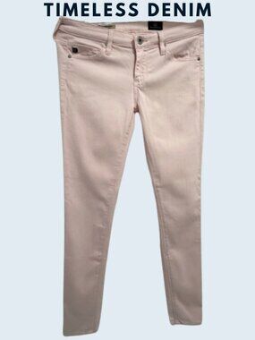 AG Blush Pink Skinny Jeans Size 25 Women's